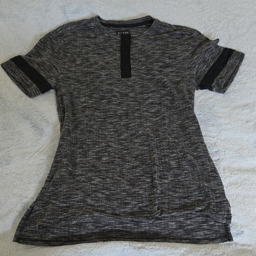 Guess Gray Short Sleeve Shirt